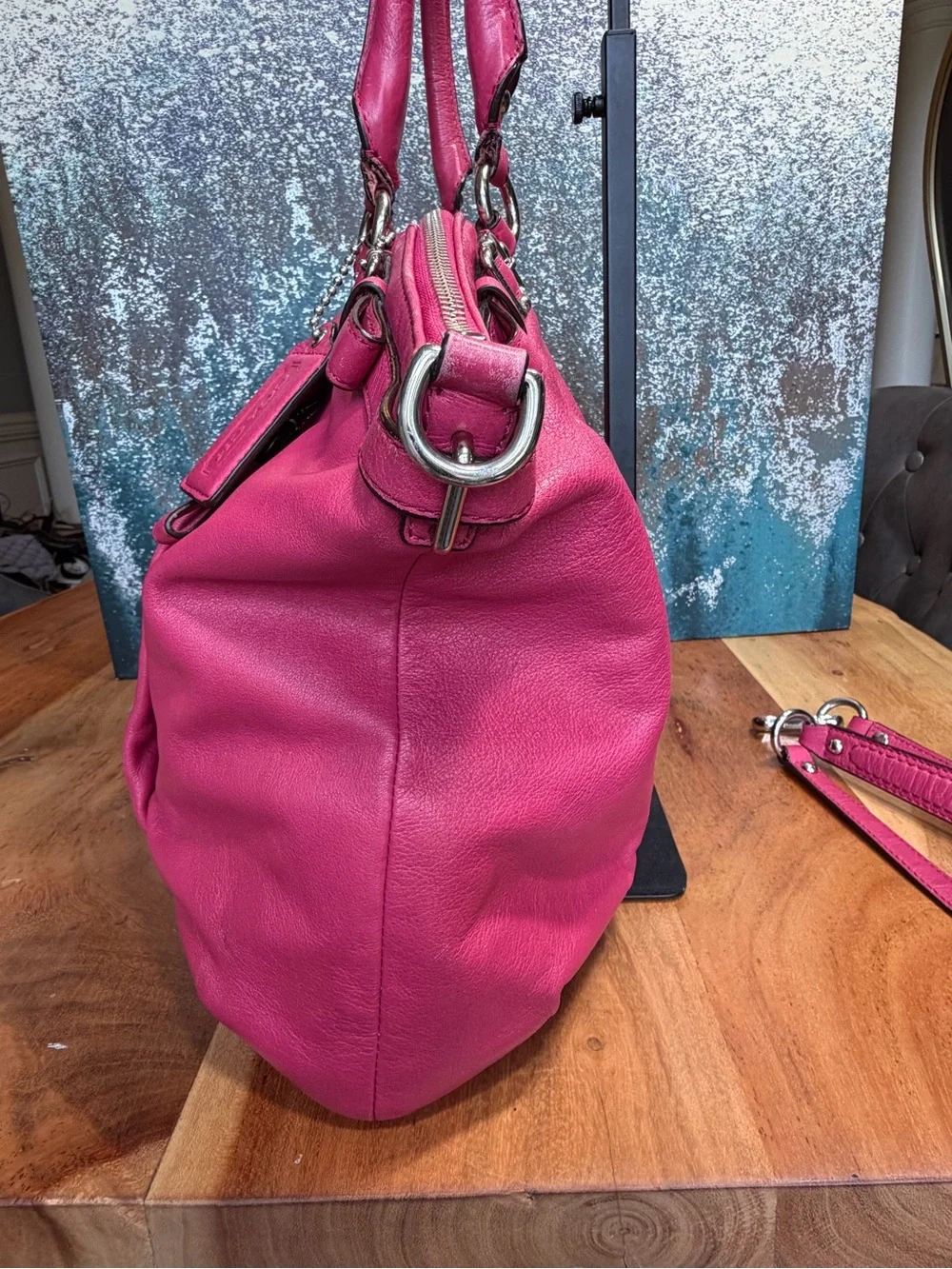 Coach silver preowned visible